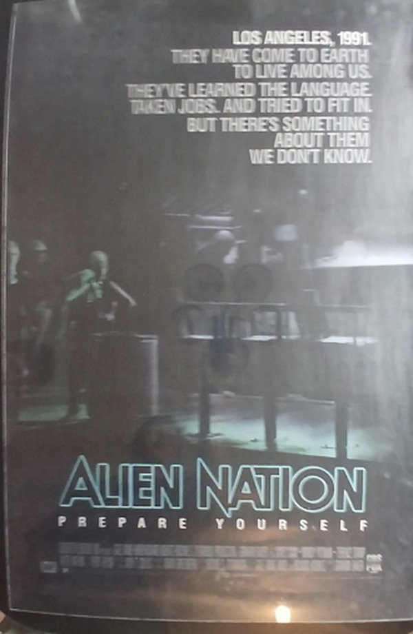 Actual Alien Nation — home-video promotional poster front photograph