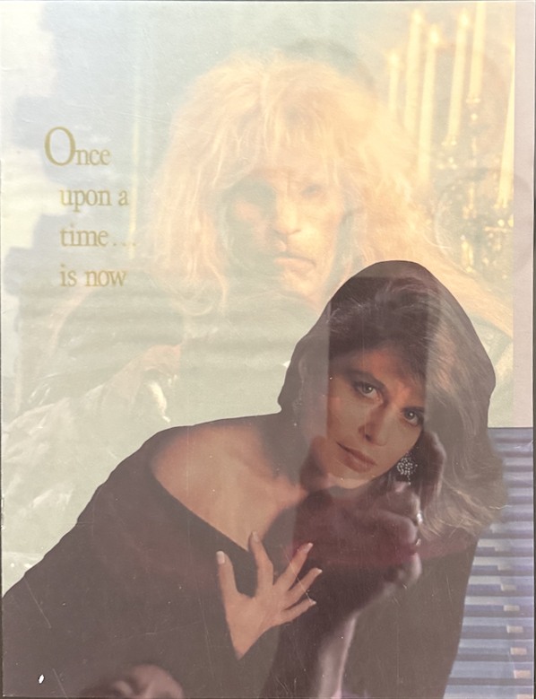 Actual Beauty and the Beast — 1987 television video promotional poster front photograph