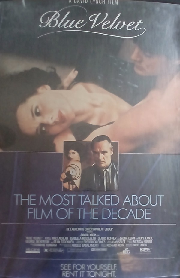 Actual Blue Velvet — home-video promotional poster front photograph