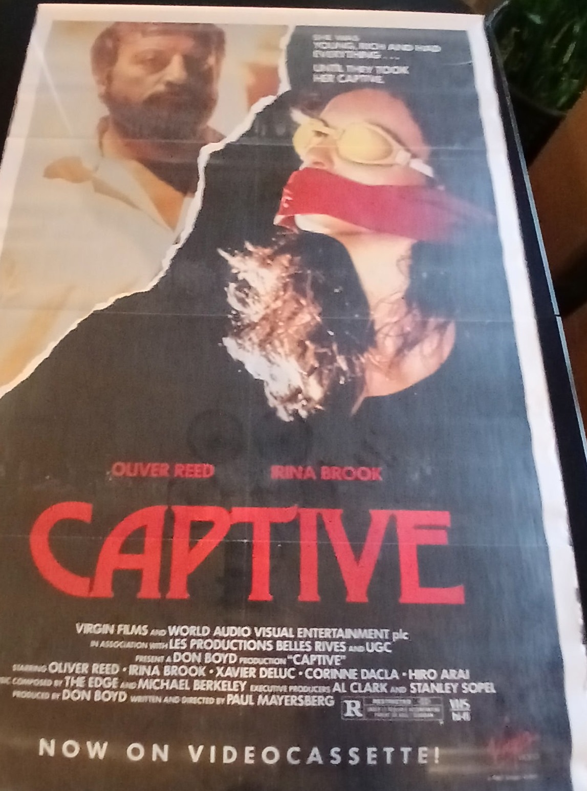 Actual Captive — home-video promotional poster front photograph