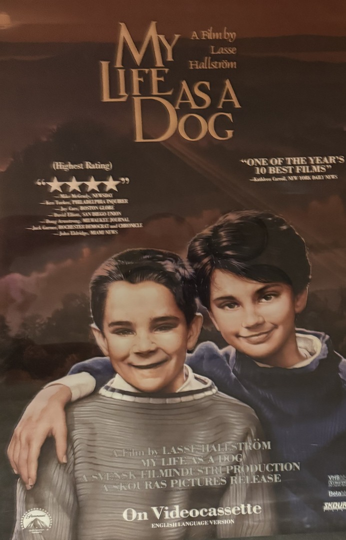 Actual My Life as a Dog — Skouras / Paramount videocassette poster front photograph