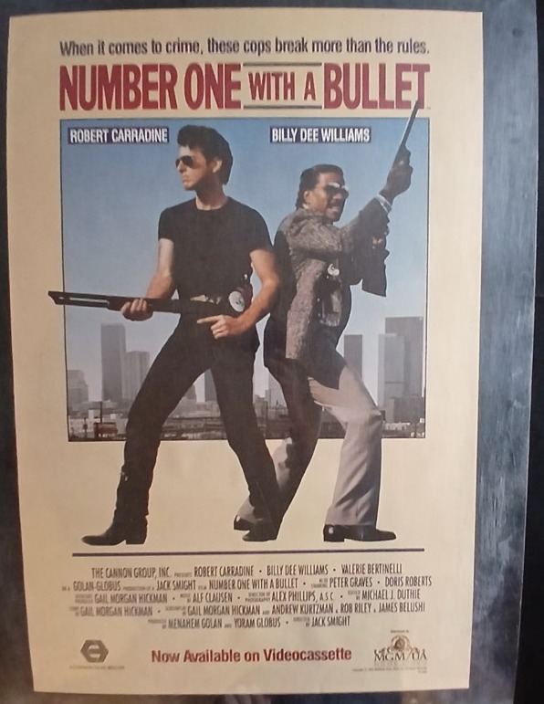 Actual Number One with a Bullet — home-video promotional poster front photograph