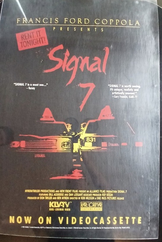 Actual Signal 7 — home-video promotional poster front photograph