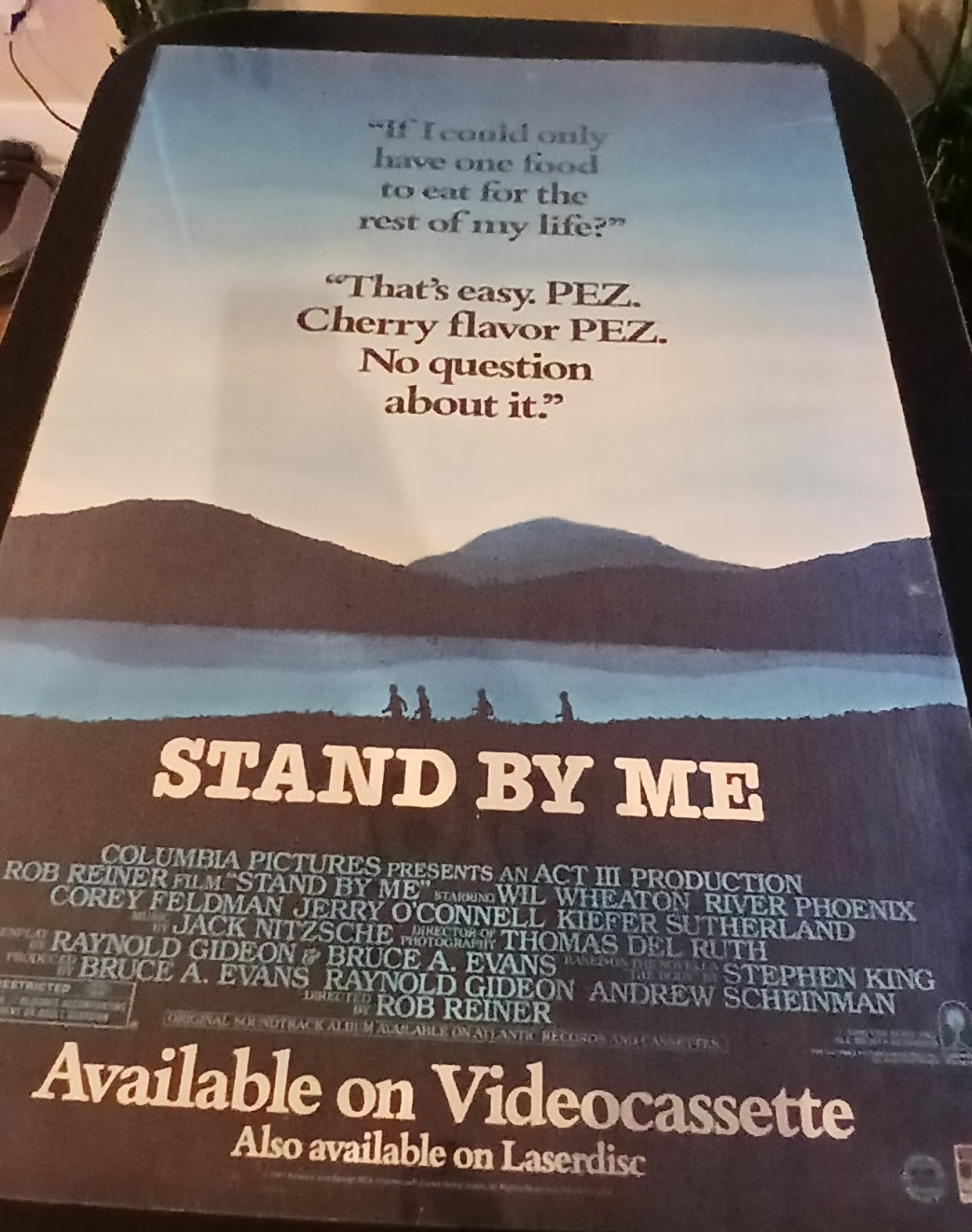 Actual Stand by Me — home-video promotional poster front photograph