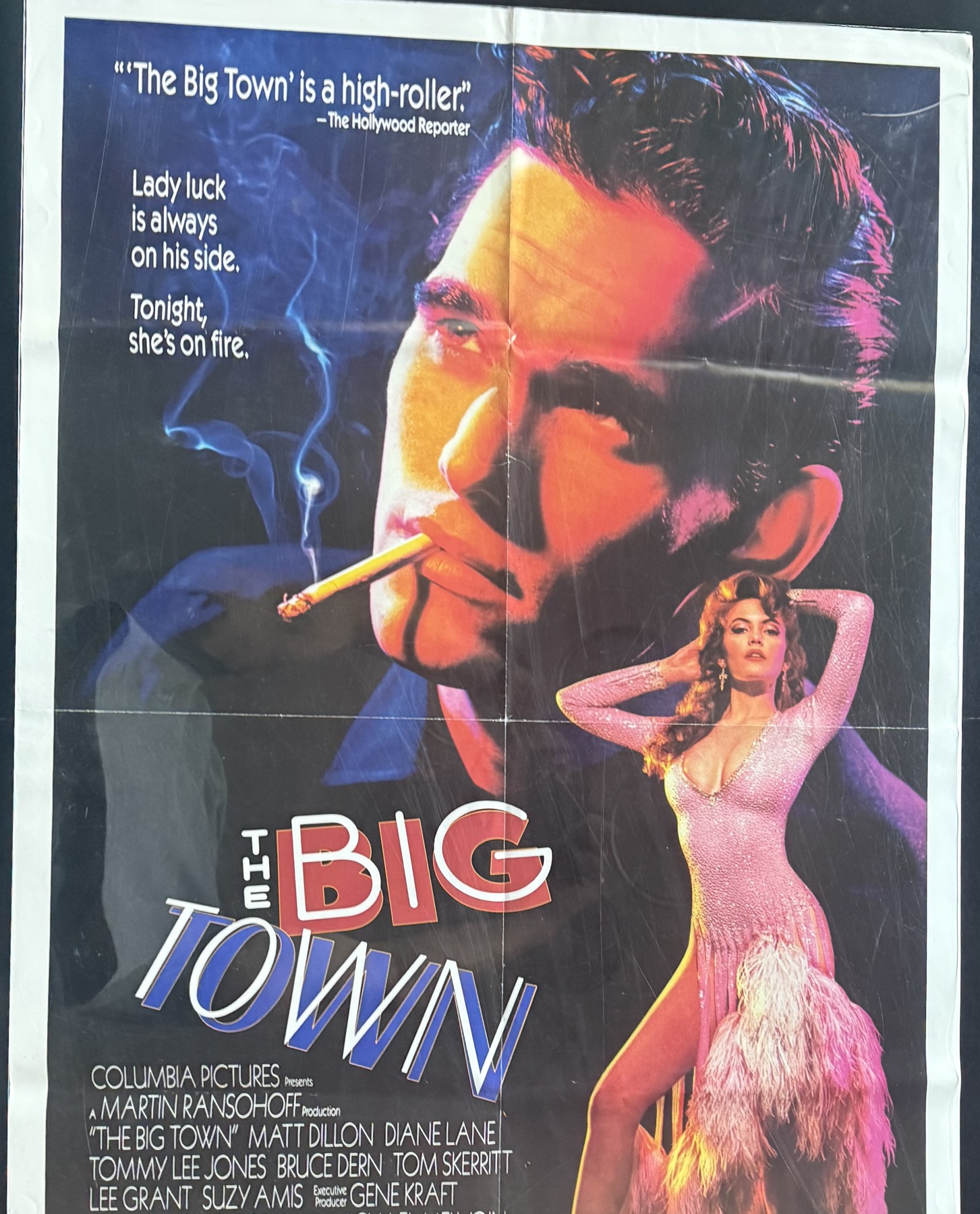 Actual The Big Town - home-video promotional poster front photograph
