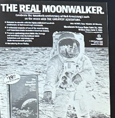 Actual The Real Moonwalker — VHS promotional sheet front photograph