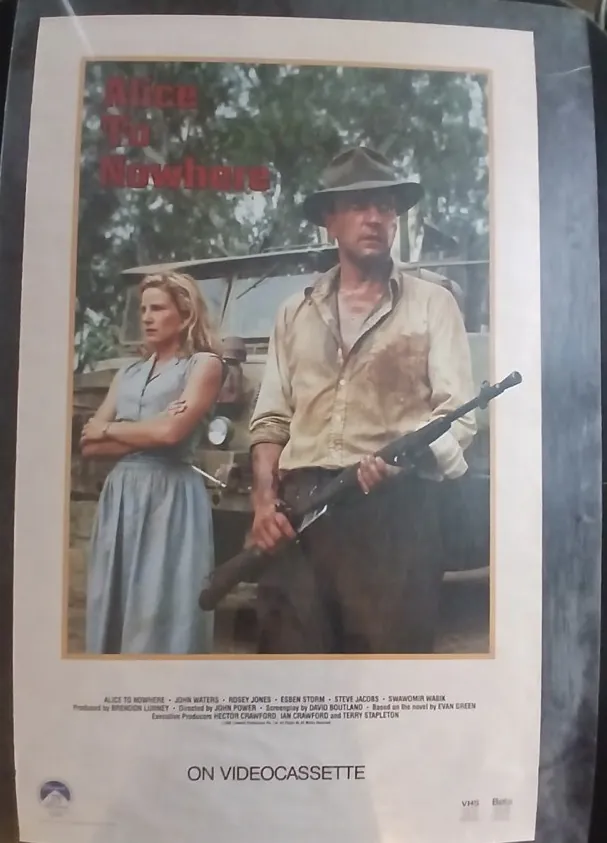 Actual Alice to Nowhere — home-video promotional poster front photograph