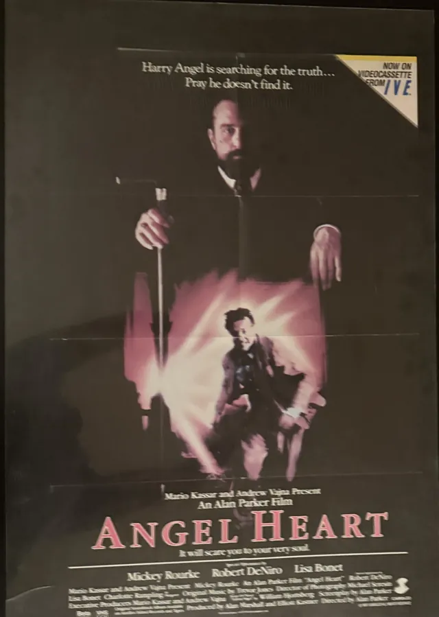 Actual Angel Heart - IVE videocassette promotional poster front photograph