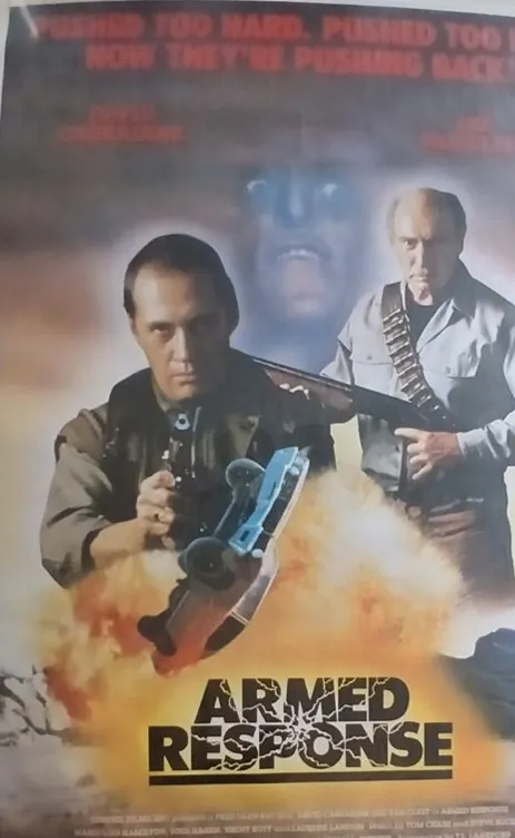 Actual Armed Response — home-video promotional poster front photograph