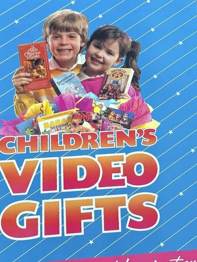 Actual Children's Video Gifts — VideoGift retail promotional poster front photograph