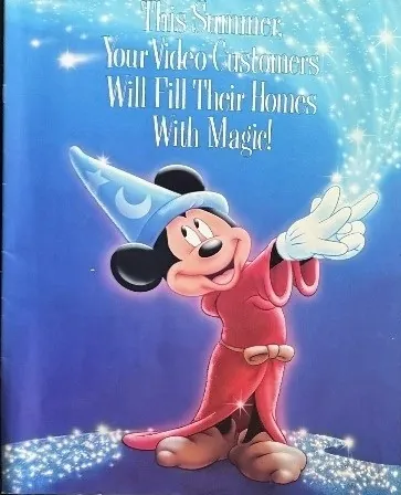 Actual Disney Magic / Sorcerer Mickey — home-video sales piece front photograph