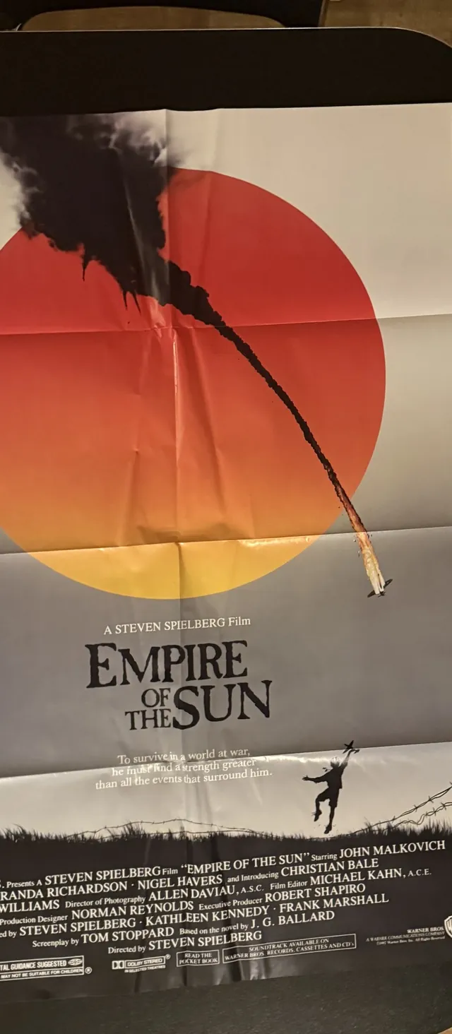 Actual Empire of the Sun — home-video promotional poster front photograph