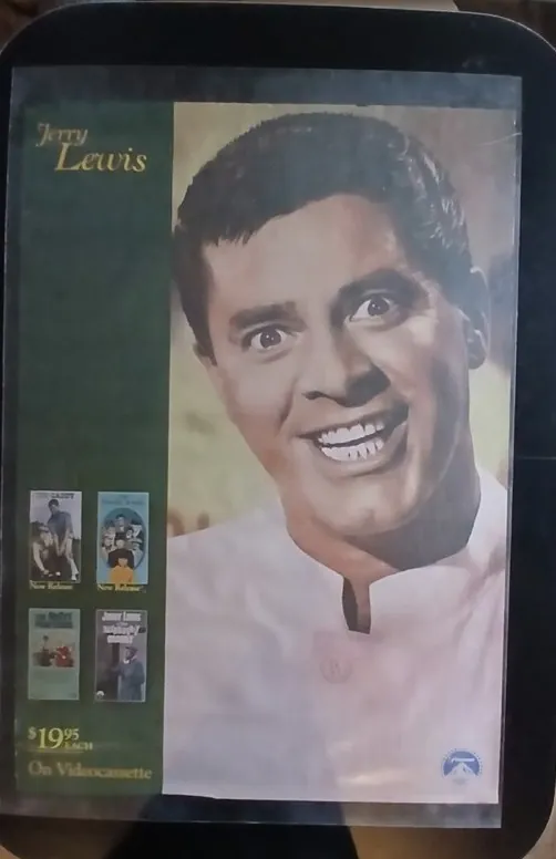 Actual Jerry Lewis — home-video collection promotional poster front photograph