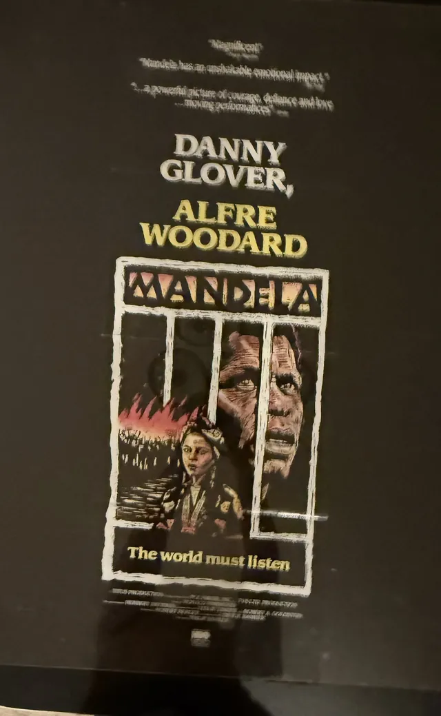 Actual Mandela — Danny Glover / Alfre Woodard HBO video poster front photograph