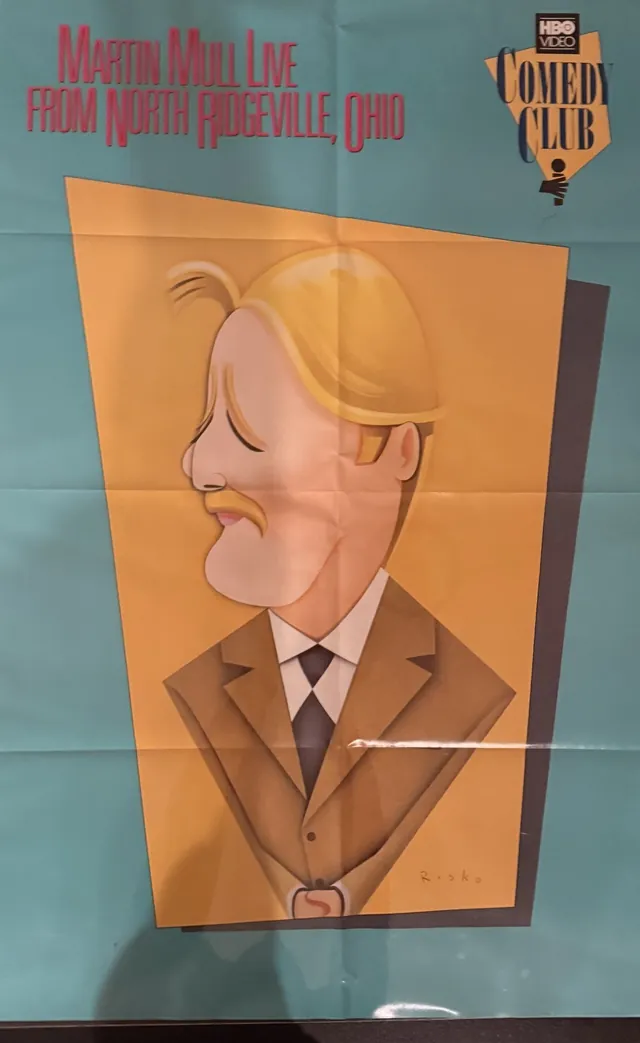 Actual Martin Mull Live from North Ridgeville, Ohio — HBO Video Comedy Club poster front photograph