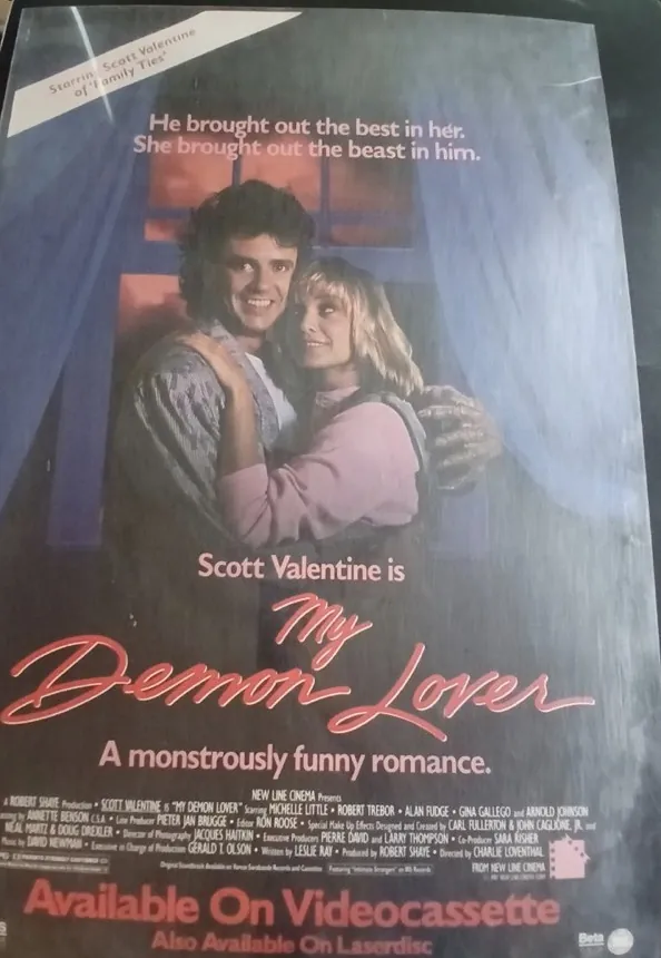 Actual My Demon Lover — home-video promotional poster front photograph