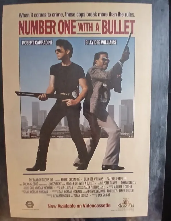 Actual Number One with a Bullet — home-video promotional poster front photograph