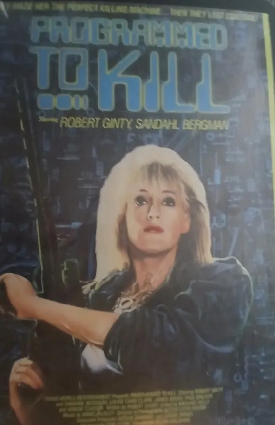 Actual Programmed to Kill — home-video promotional poster front photograph