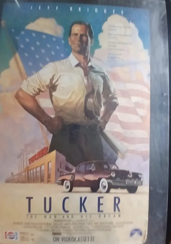 Actual Tucker: The Man and His Dream — home-video promotional poster front photograph
