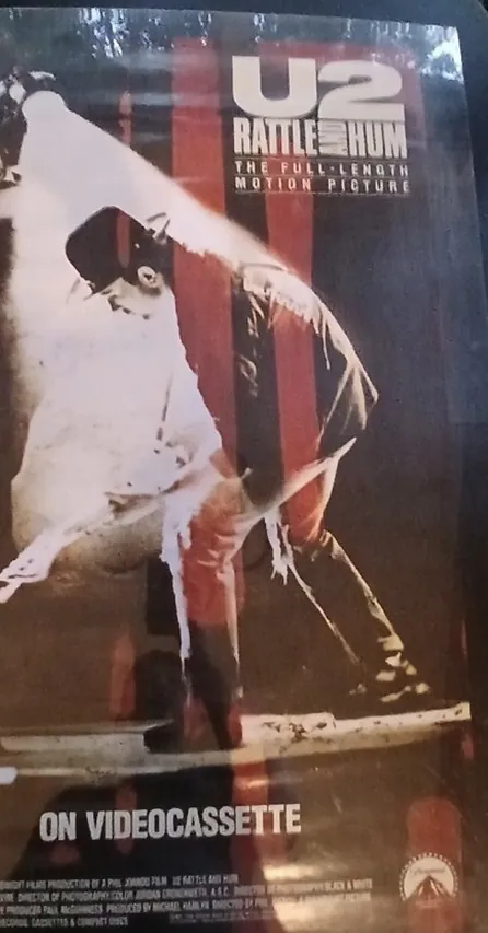 Actual U2: Rattle and Hum — home-video promotional poster front photograph