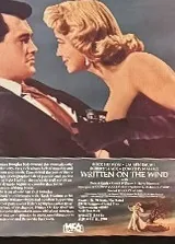 Actual Written on the Wind — MCA Home Video promotional sheet front photograph
